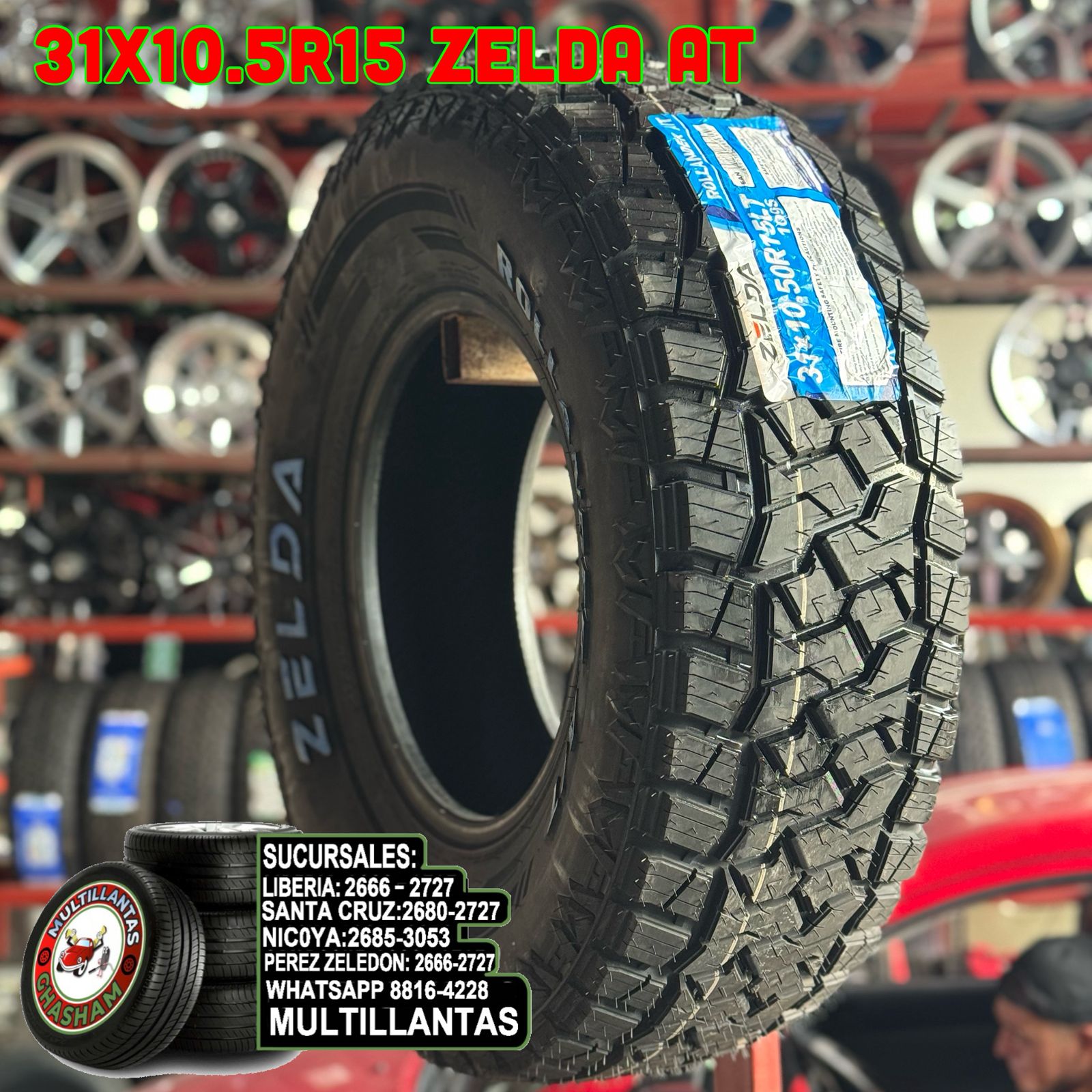 31X10.5R15 ZELDA AT RT-LT 8PR